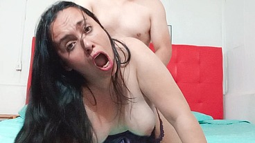 Forbidden sex with my stepmother while the old man is at work