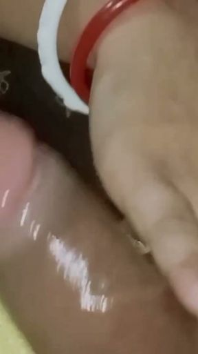 My sexy wife first took in her mouth and then hit her mouth.   Clip 2