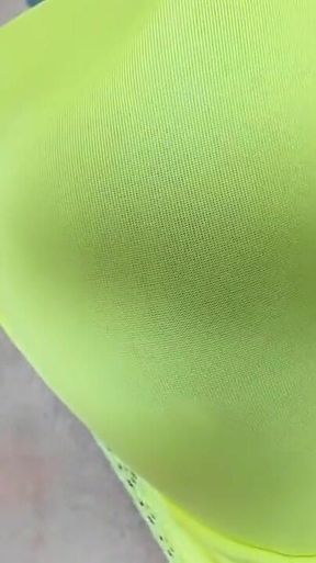 Sis Yellow Underwear Dildo and Cumshots