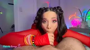 Red Bows, Glitter Freckles: Gigi Star Owns The Blacklit Room Tonight!