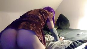 Raven Letrap Booty and Cum Show