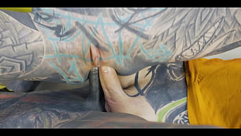 Heavily tattooed DAP threesome - hardcore ANAL fuck - DAP, gapes, facefuck, facial (alternative, goth, punk) ZF037
