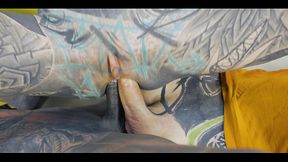 Heavily tattooed DAP threesome - hardcore ANAL fuck - DAP, gapes, facefuck, facial (alternative, goth, punk) ZF037