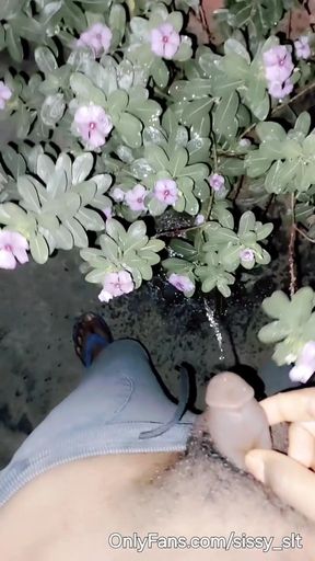 Spectacular moment from &quot;Micro penis sissy femboy rub, play and piss&quot;