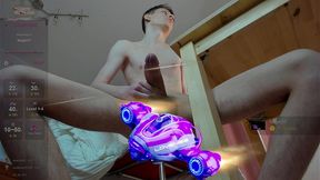 the soft cock gets hard and long and floods your face with hot cum