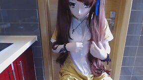 kigurumi vibrator masturbate