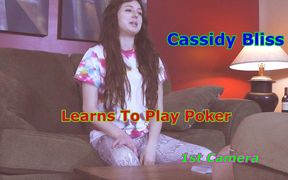 Cassidy Bliss - Learns to Play Poker 1st Camera