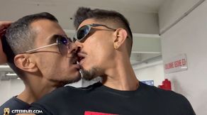 Sexy Latino stud bred by big Arab cock