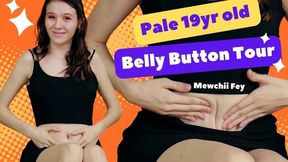 HD Mewchii Fey - Pale 19yr old Belly Button Tour