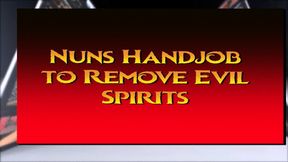 Nuns Handjob removes Evil spirits 2
