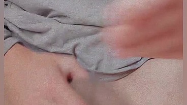 My giant hole spits natural lube after a long fisting session.