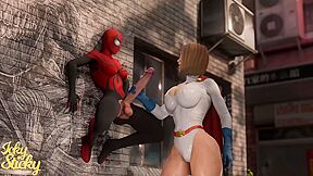 Super Hero Enjoys Big Futa Dick