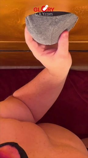 Long &amp; Girthy Daddy Shaft Pumps Endless Loads Down His Throat