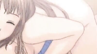 Nerdy glasses wearing young girlfriend fucks her boyfriend with her massive tits