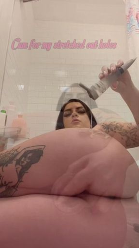 Cum for my stretched out holes