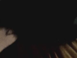 Latin chick sucking Penis