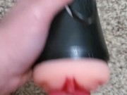 Having fun with new pocket pussy plus creampie [FULL VIDEO]