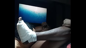 CHOCOLATE GETTING DICK and ORAL AFTER MONTHS of FOOT SUGERY