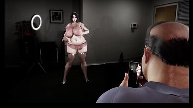 3D BBW fat girl got fucked so hard by big old cock and squirting a lot