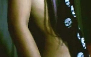 Goth teen tgirl masturbates her small dick on cam