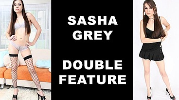 SASHA GREY Double Feature 2 Scenes Anal Ass Fuck Pornstar!