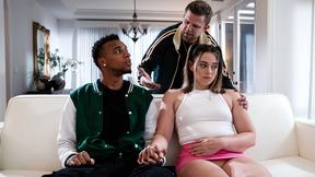 ”Cheerleader Sophia Burns & football coach having an affair”