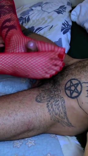 Foot Fetish with My Hot Stepsister