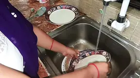 Dirty talk with a beautiful Bangladeshi housemaid
