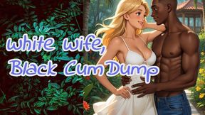 White Wife, Black Cum Dump