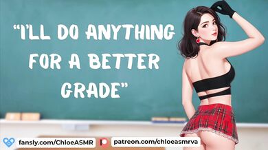 Your Hot Student Will Do Anything For A Better Grade [Blowjob] [Audio Porn]