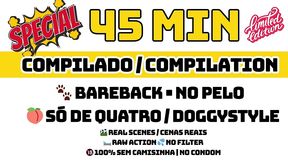 🔥 50 min compilado / compilation 🔥 🐾 bareback • no pelo 🍑 so de quatro / doggystyle