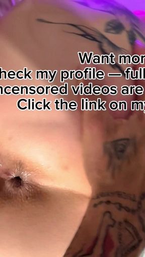 Tattooed Blonde with Big Ass - Intense Amateur POV Session   Clip 3