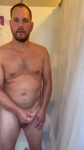 Peeing in the shower