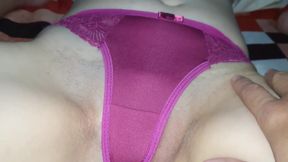 After eating out the naughty redhead, I filled her pussy with cum.
