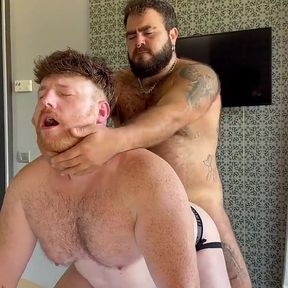 French Ginger Bear Cub Gets Fucked Bareback by Scruffystocky
