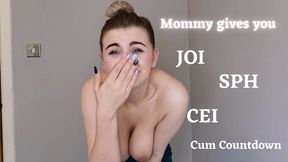 Step-mommy gives you JOI, SPH and CEI