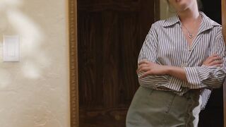 Petite Step-Sis' Hot Stepmother Catches Him Jerking Off - Taboo Milf Teaching