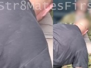Aussie Taxi Driver blows Str8 Army Dad
