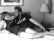 Amber Leah suck the like out of his smal cock
