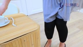 Receptionist's Big Stinky Feet Worship POV