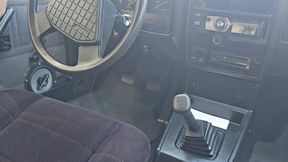 Pulling the Opala out of the garage to wash it