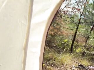 Roughly banged a counsellor in a tent in the woods