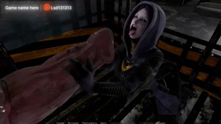 She couldn't believe that such a huge monster cock would fit in her narrow and small ass.