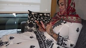 Horny stepmom has so many secrets under her hijab