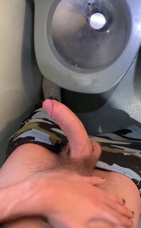 Cumshot in plane