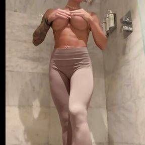 OnlyFans Leaked: MILF on a public shower part 1