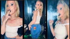 Smoking Cork in jeans