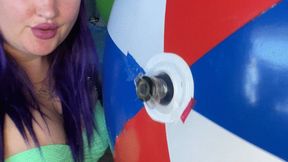 sexy mastrubate on shosu beachball