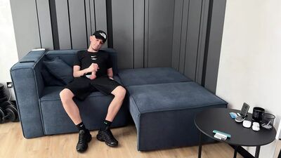 Guy jerked off and CUM in Nike Air Max Plus