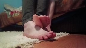 Twink feet tease
